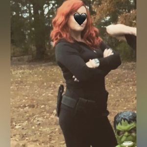 Black widow “homemade” costume!